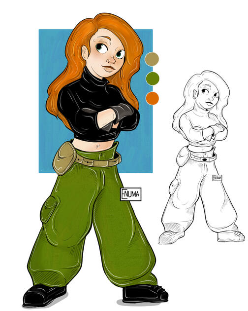 KIM POSSIBLE( FANART) - 2025