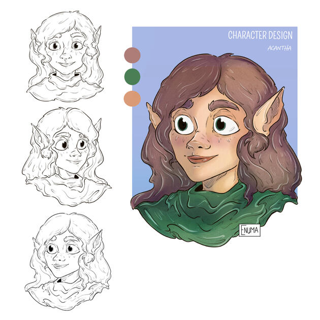 Acantha's Character Design - 2025